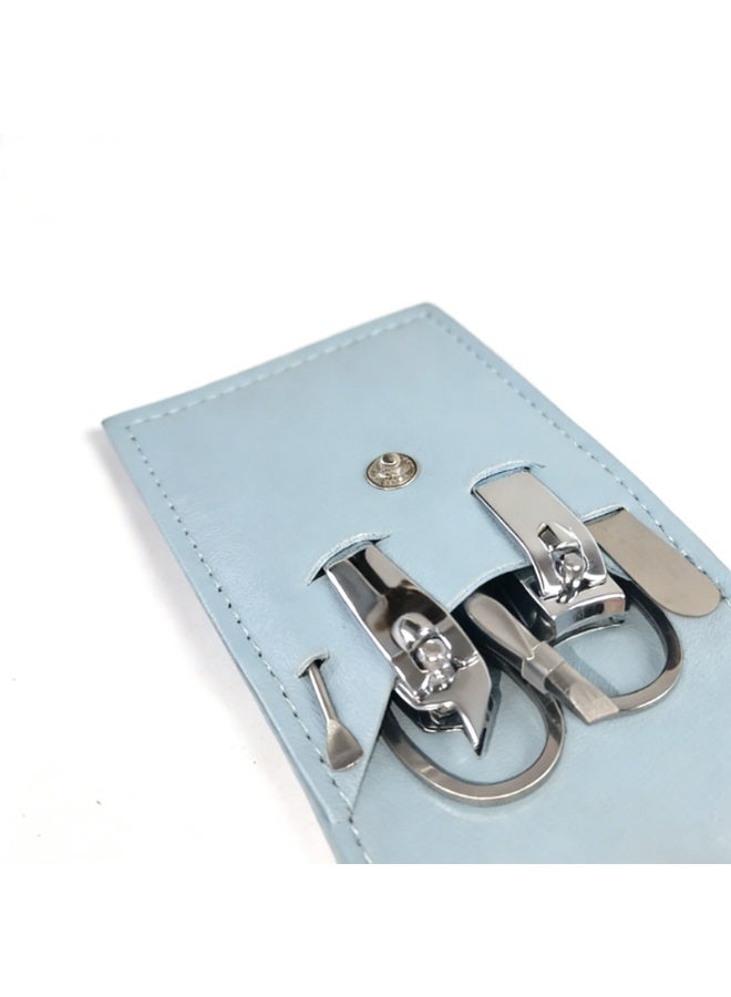 Portable 7-Piece Manicure Set, Leatherette Case with Stainless Steel Nail Clippers, Scissors, Ear Pick, Professional Grooming Kit - Image 5